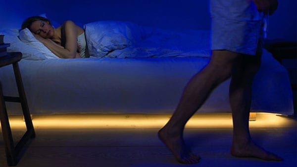 motion activated under bed lighting