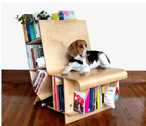Bookseat bookcase seat combo