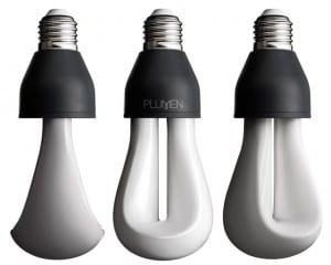 energy saving light bulb that produces warm light