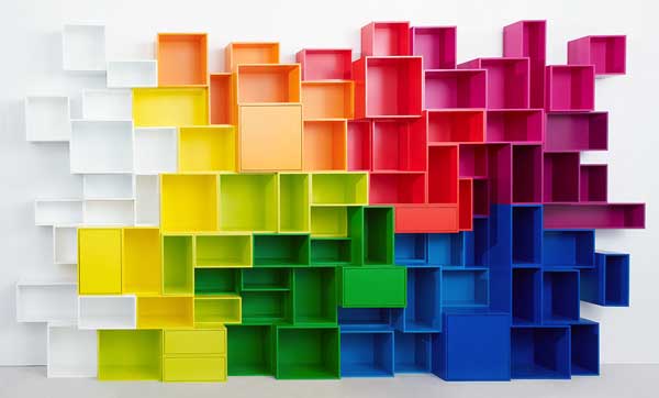 Cubit modular shelving system
