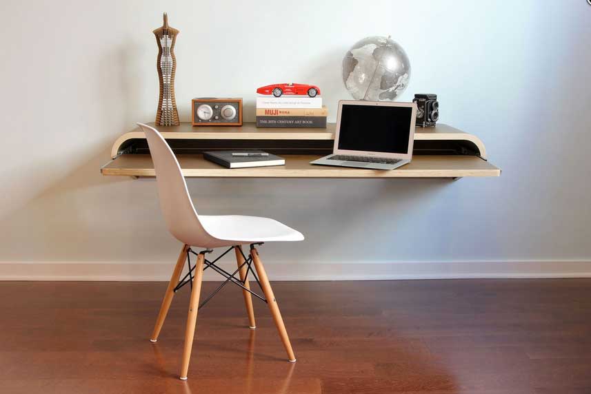 float wall desk 