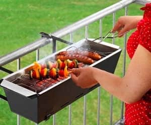 balcony barbecue grill