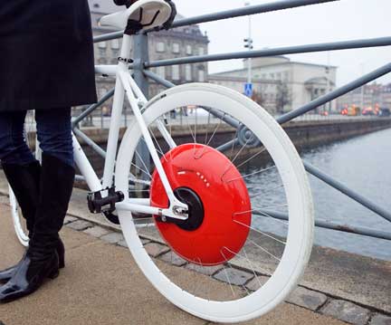 smart electric bike wheel