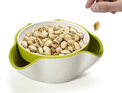 serving bowl and waste receptacle bowl in one by Joseph and Joseph