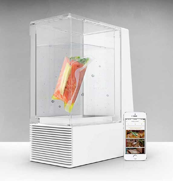 Mellow app connected sous vide cooker