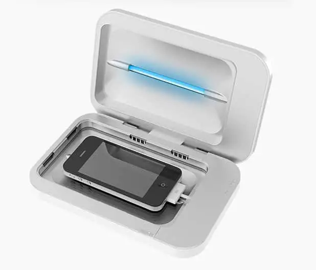 PhoneSoap cleans and charges your smartphone