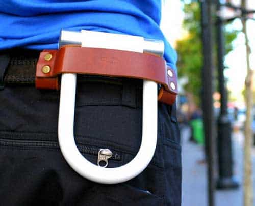 Ulock bicycle lock holster