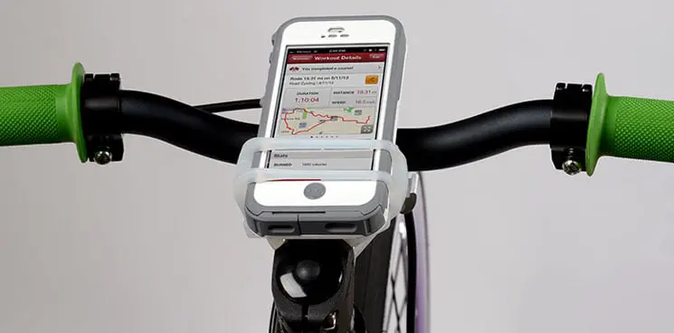 Handleband bike phone mount