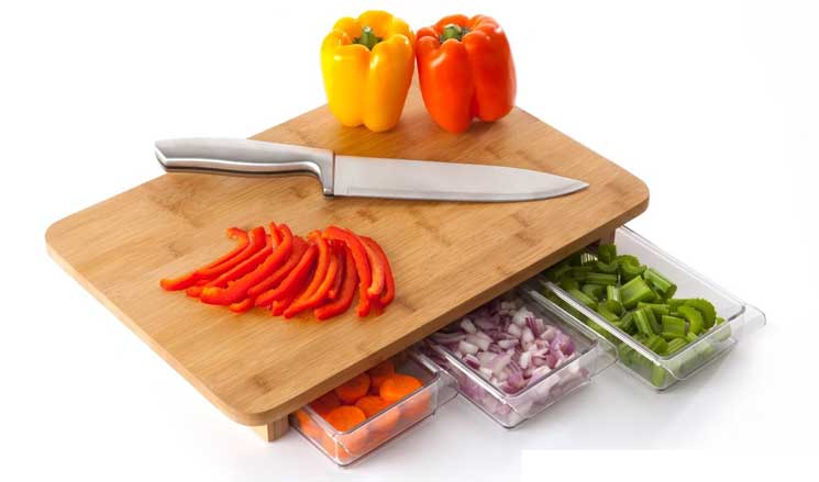 Mocubo storage cutting board