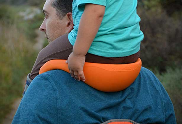 SaddleBaby handsfree kids shoulder carrier