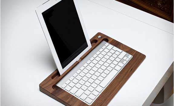 Woody's TabletTray for Apple's iPad / iPad Air / iPad mini and Wireless Keyboard