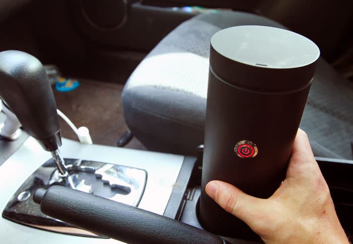 Hey Joe mug lets you brew coffee on the go