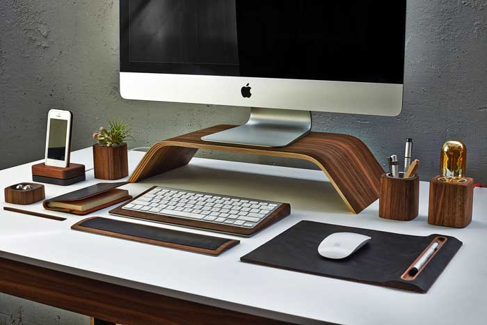 Grovemade walnut desk collection