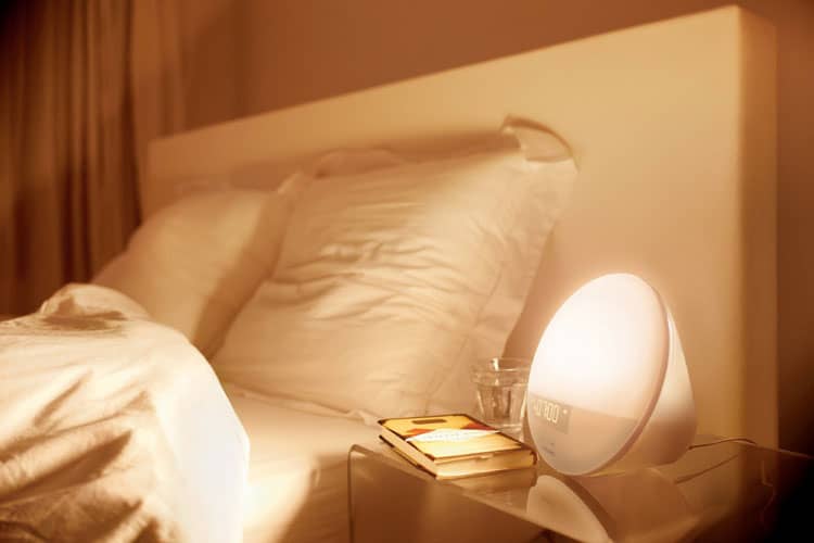 artificial dawn wake up light