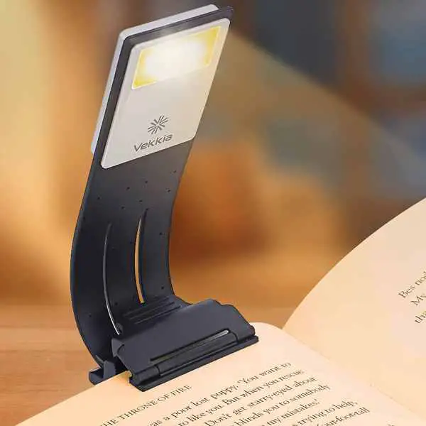 mini reading light and bookmark in one