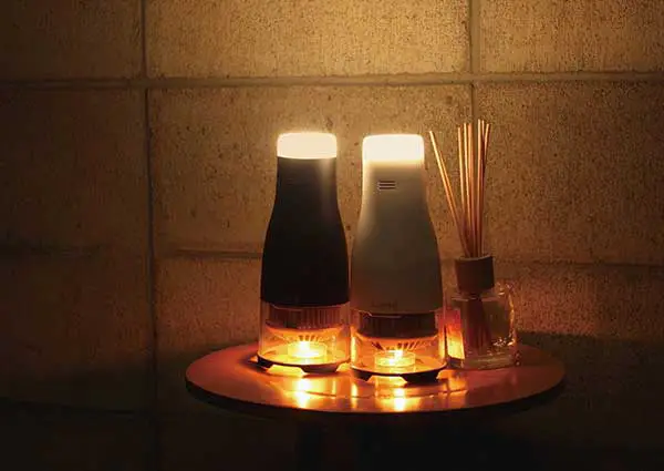 Lumir K candle powered lamp