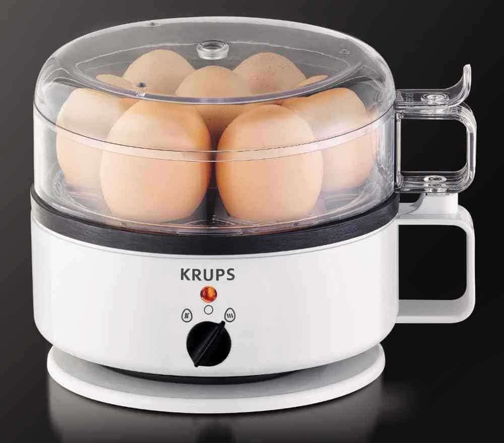 an egg cooker offers the fastest and easiest way to boil eggs
