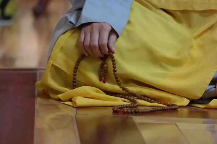 Buddhist mala beads