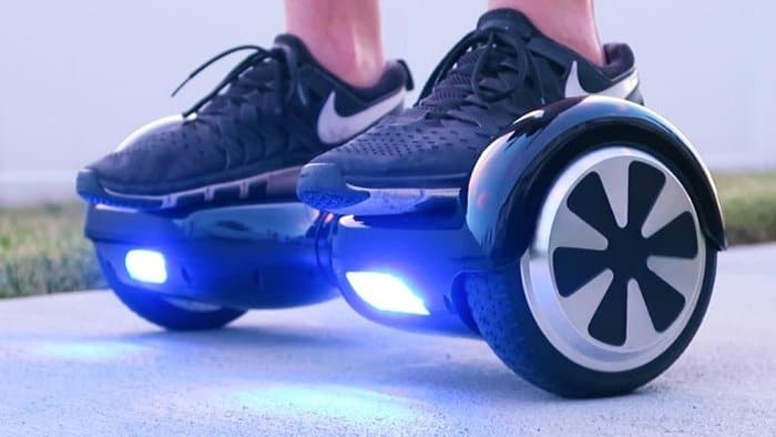 self-balancing two-wheeled hoverboard