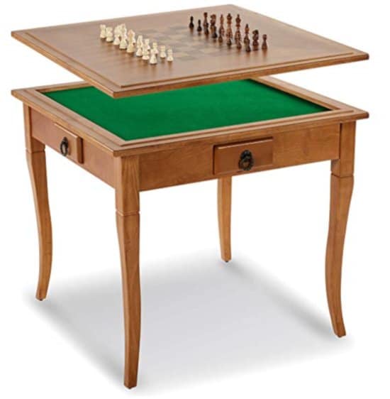 elegant chess and boardgame table 