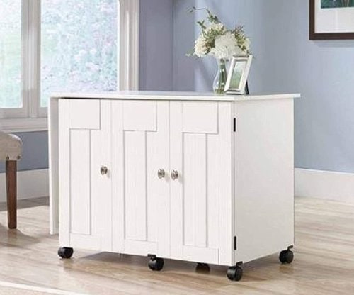 sauder table with drop leaf ideal for craft rooms